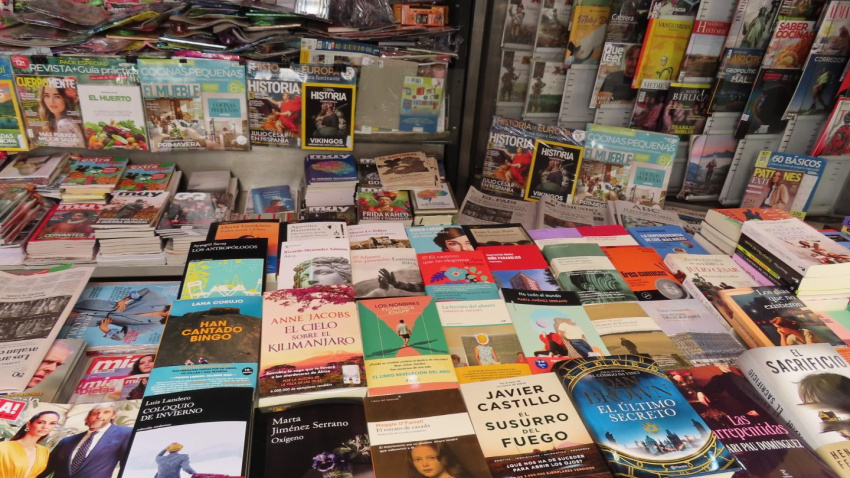 Miguel Sanz, quiosquero