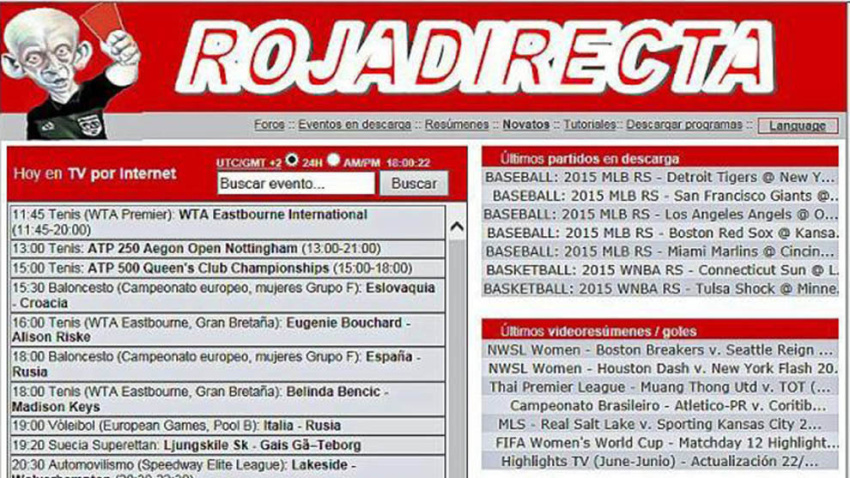 El acusado era el creador del dominio Rojadirecta