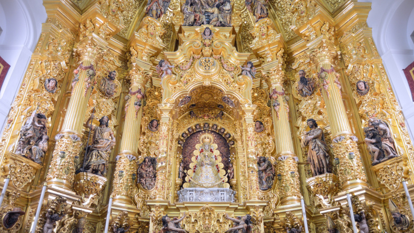 (Foto de ARCHIVO)La Virgen del Rocío ha regresado a su camarín tras casi tres años en la parroquia de la Asunción en Almonte (Huelva), debido a que la pandemia impidió su regreso en 2020.REMITIDA / HANDOUT por HERMANDAD MATRIZ DE ALMONTEFotografía remitida a medios de comunicación exclusivamente para ilustrar la noticia a la que hace referencia la imagen, y citando la procedencia de la imagen en la firma28/6/2022
