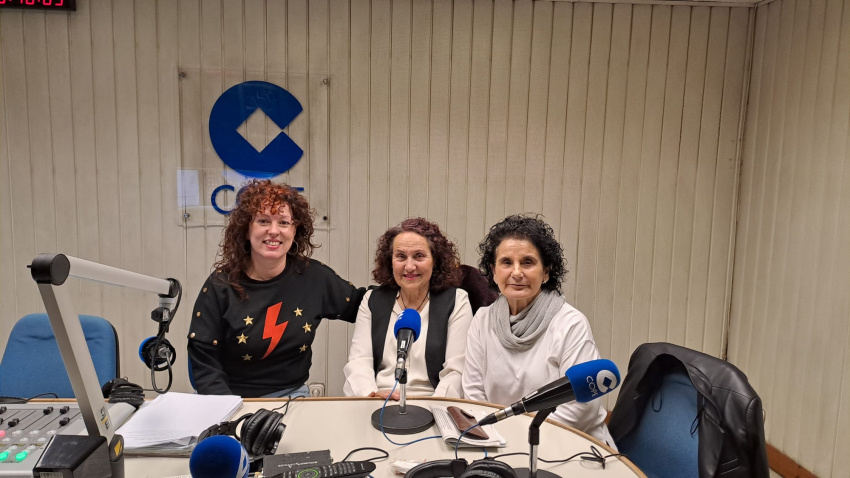 Laura, Raquel y Koro