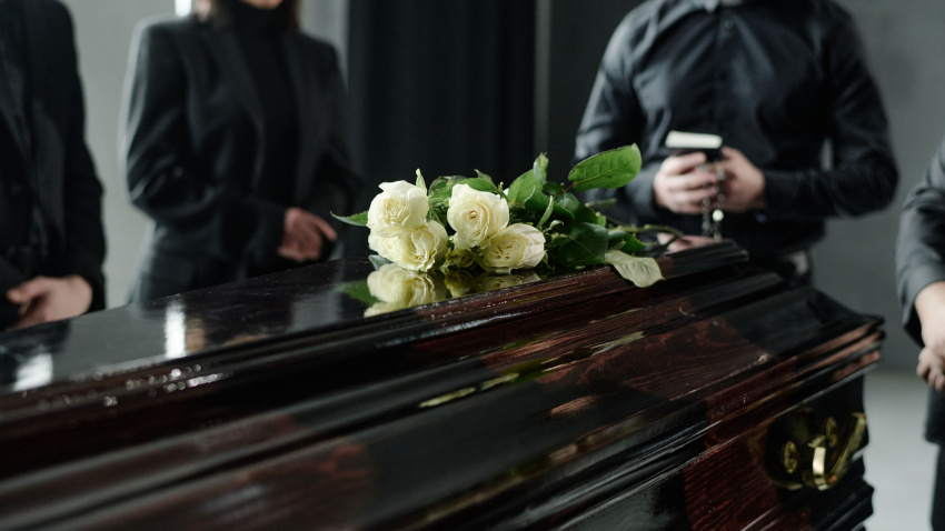 Imagen de archivo de un funeral