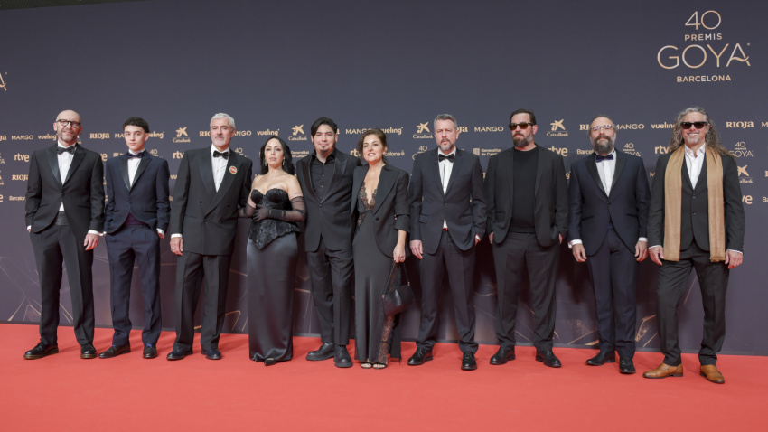 El equipo de la película 'Gaua' posa en la alfombra roja de la 40º edición de los Premios Goya, en el Auditori del Centre de Convencions Internacionals, a 28 de febrero de 2026, en Barcelona, Cataluña (España). Los galardones son otorgados de manera anual por la Academia de las Artes y las Ciencias Cinematográficas de España (AACCE) con el objetivo de premiar a los mejores profesionales en cada una de las distintas especialidades tanto técnicas como creativas del cine español.Alberto Paredes / Europa Press28 FEBRERO 2026;ALFOMBRA ROJA;BARCELONA;GOYA;PREMIOS;CINE;28/2/2026