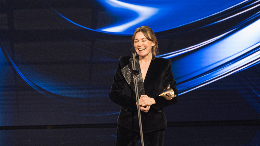 (Foto de ARCHIVO)La actriz, Nagore Aramburu, durante la gala de entrega de los Premios Feroz 2026, en el Pazo da Cultura, a 24 de enero de 2026, en Pontevedra, Galicia (España). Los Premios Feroz son entregados de manera anual por la Asociación de Informadores Cinematográficos de España desde 2014, con el objetivo de destacar lo mejor de la producción audiovisual del año, tanto en cine como en televisión.Elena Fernández / Europa Press24/1/2026