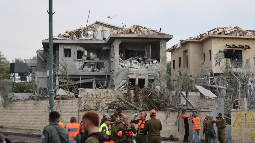 Imagen del ataque a Irán