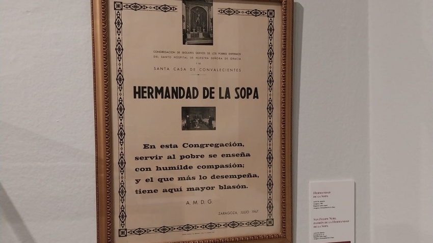 Documento de la Hermandad de la Sopa de 1967