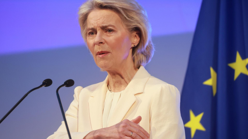 La presidenta de a Comisión, Ursula von der Leyen