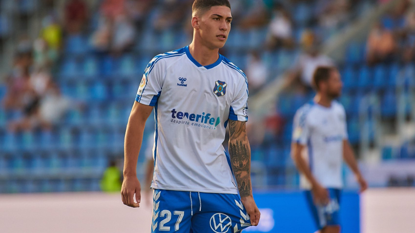 Ethyan González en su etapa en el C.D. Tenerife