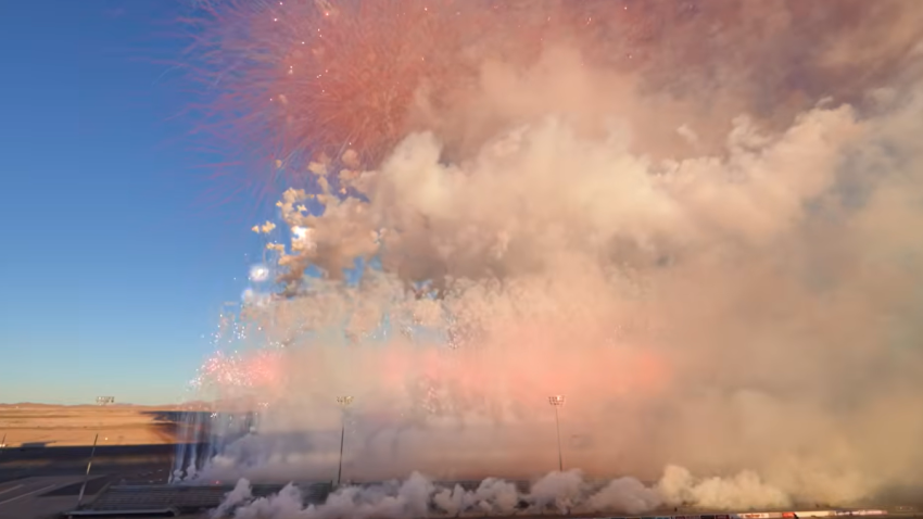 Mascletà en Las Vegas