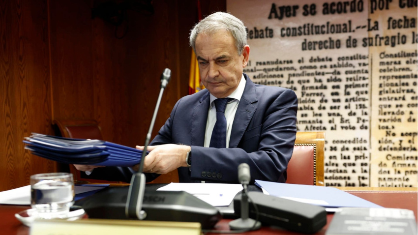 Zapatero, en el Senado