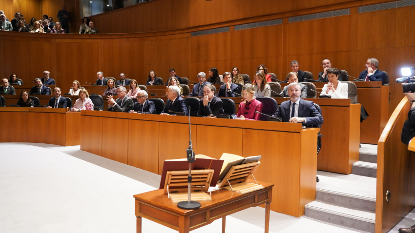 Hoy han tomado posesión de sus escaños los 67 diputados de la XII Legislatura.