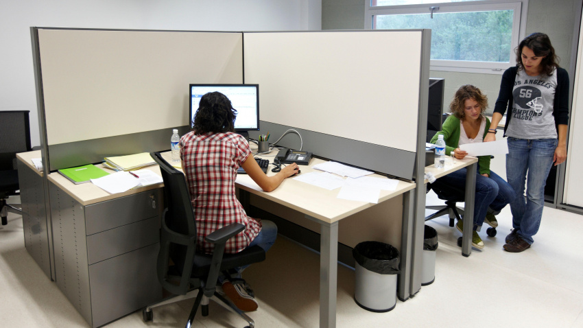 Fotografía recurso de una oficina