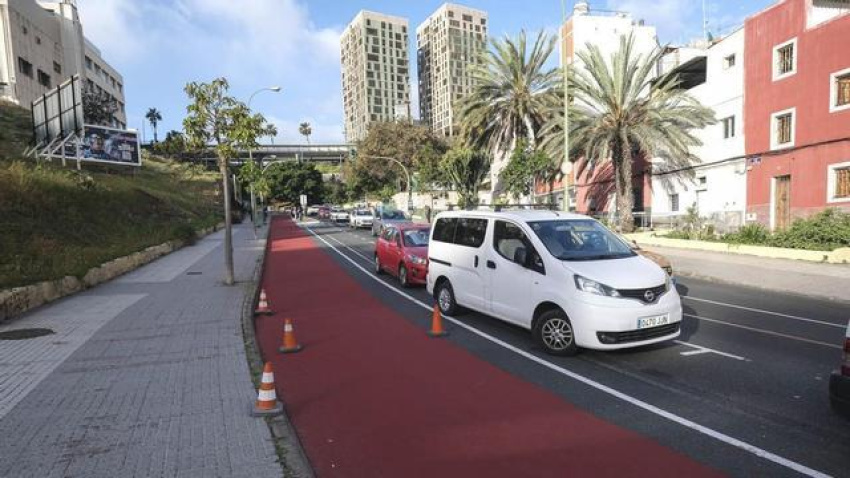 Carril bici en el Barranquillo de D. Zoilo