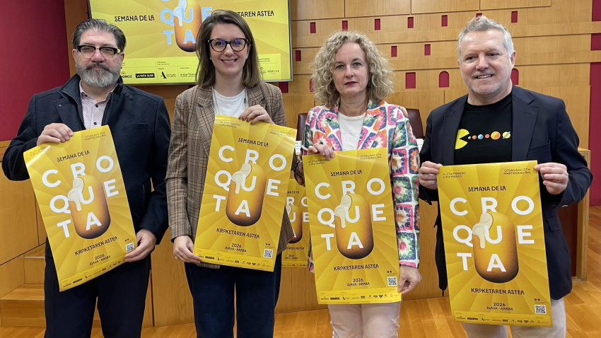 Presentación de la I Semana de la Croqueta en Álava