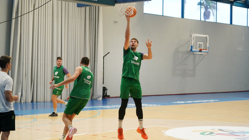Emir Sulejmanovic durante un entrenamiento