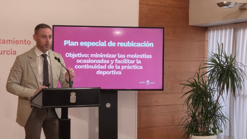 Miguel Ángel Noguera presenta la inversión en la piscina Mar Menor