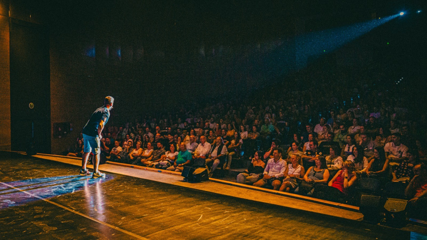 El cómico tiene a sus espaldas dos décadas de trabajo
