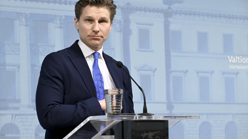 El ministro finlandés de Defensa, Antti Hakkanen.