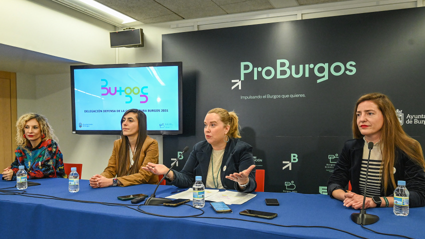Presentación del equipo que defenderá la candidatura de Burgos a Capital Europea de la Cultura en 2031