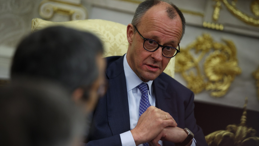 El canciller alemán Friedrich Merz