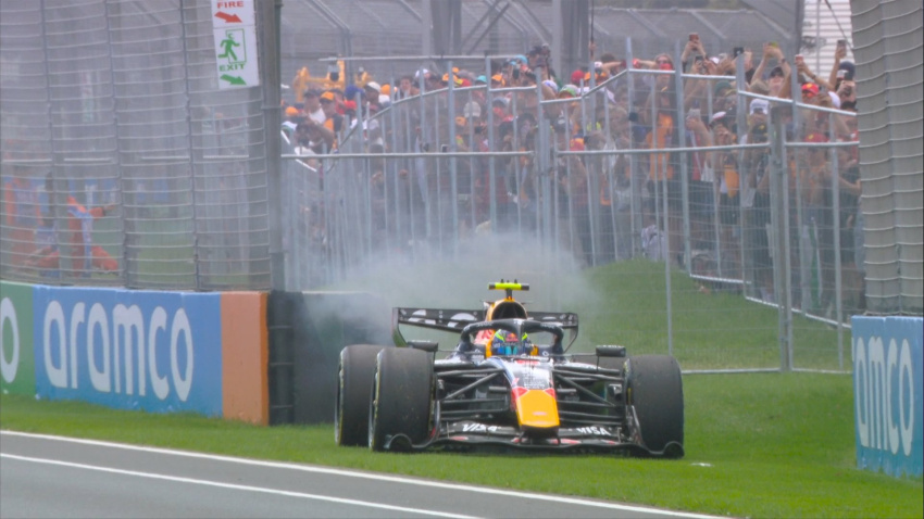 Se le ha parado el Red Bull a Hadjar en el tercer abandono del día en Melbourne.