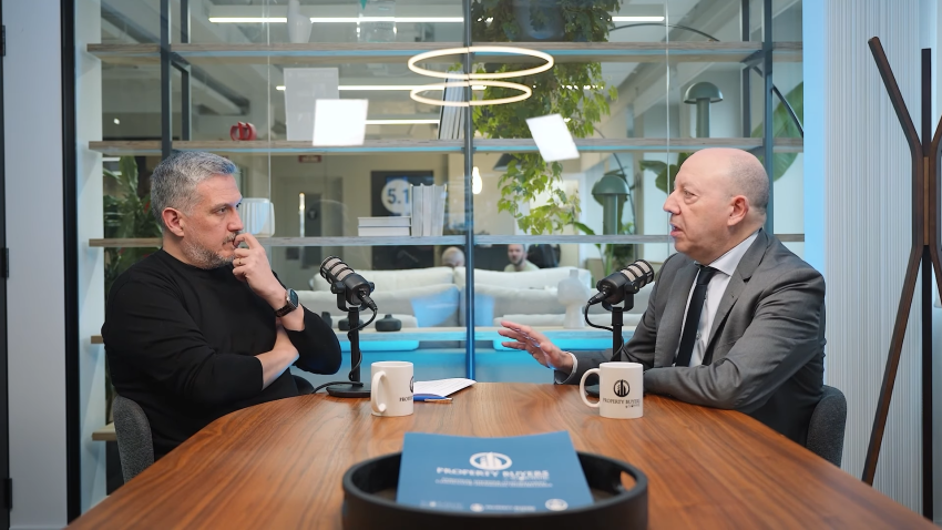 Gonzalo Bernardos durante la entrevista