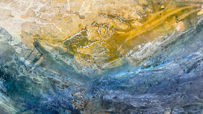 Una de las obras de María