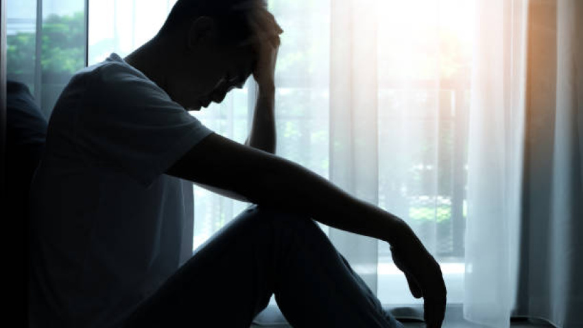 Persona en estado de depresión