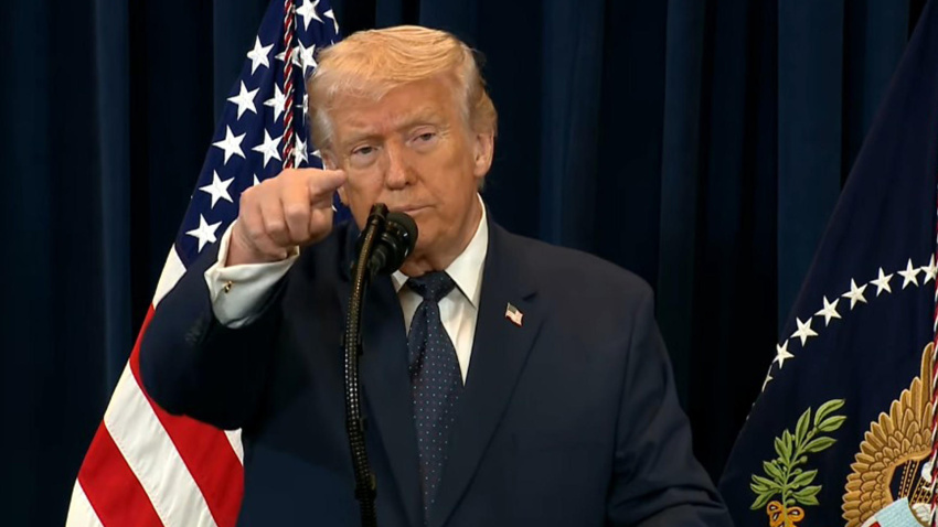 El presidente de Estados Unidos, Donald Trump