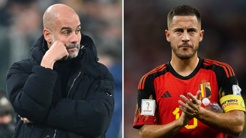 Eden Hazard elogia a Guardiola