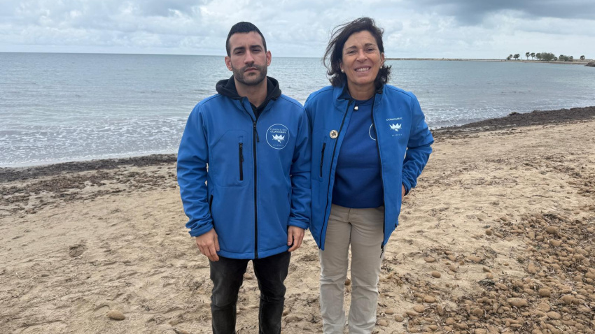 Pau Sendín y Pepa Ferrando, de la Fundación Oceanogràfic