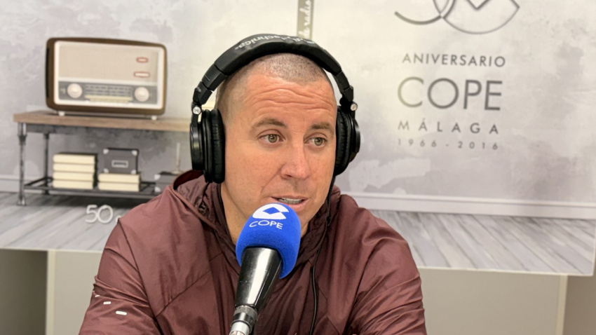 Koke en los estudios de COPE Málaga
