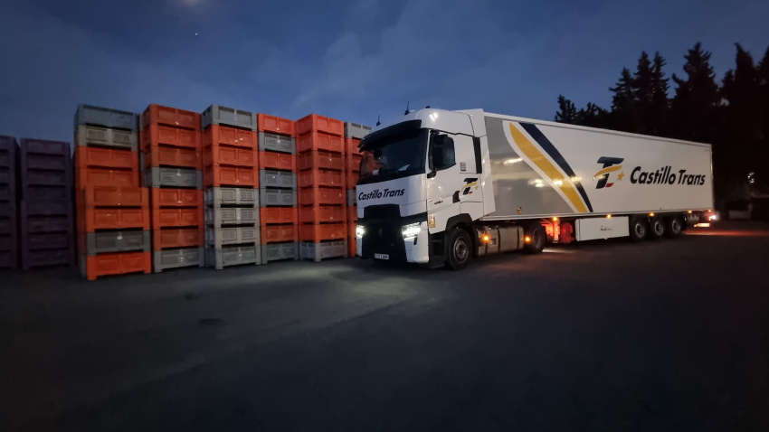 Imagen de archivo de la empresa de transporte Castillo Trans