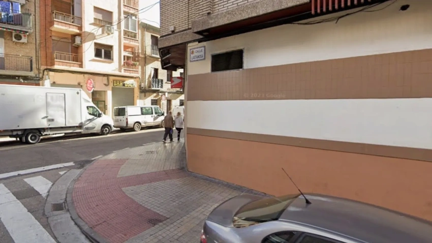Actual calle Lastanosa donde tuvo lugar el suceso