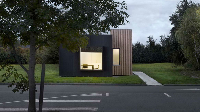 Una casa prefabricada