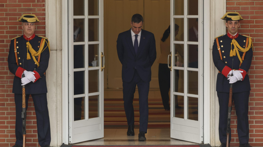 El presidente del Gobierno, Pedro Sánchez