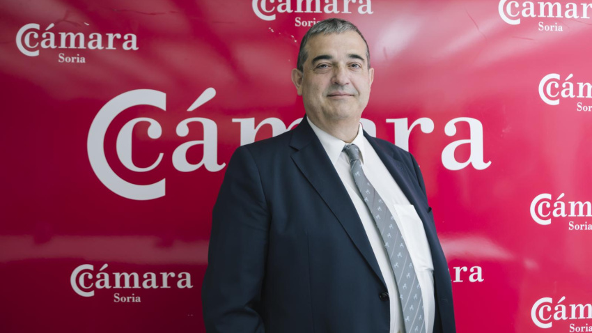 Alberto Santamaría es el presidente de la Cámara de Comercio e Industria de Soria