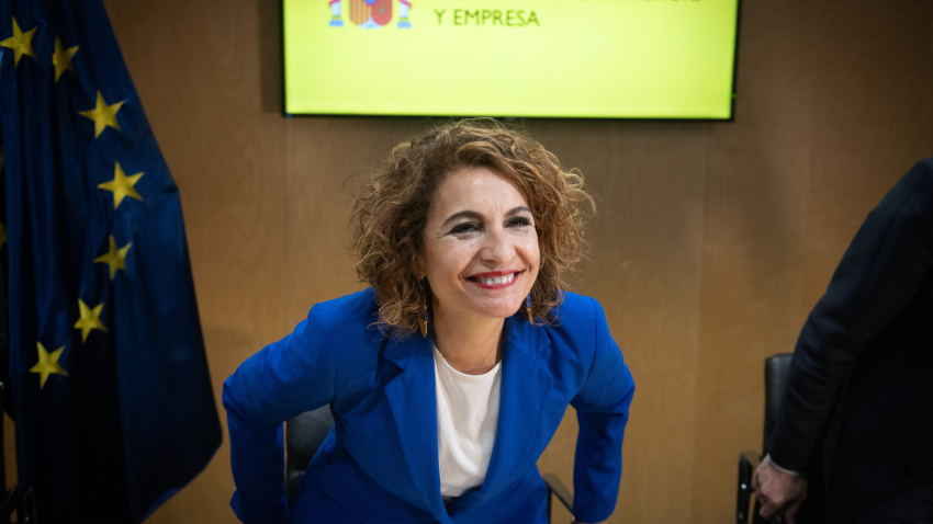 La vicepresidenta primera y ministra de Hacienda, María Jesús Montero