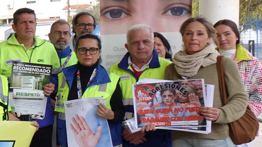 Momento de la manifestación de este jueves en Águilas