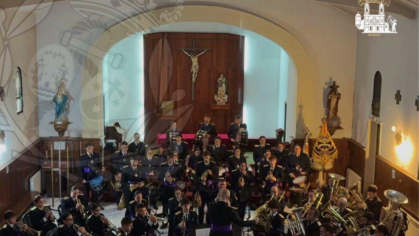 Una de las actuaciones de la Agrupación Musical Nuestra Señora del Carmen en Ferrol