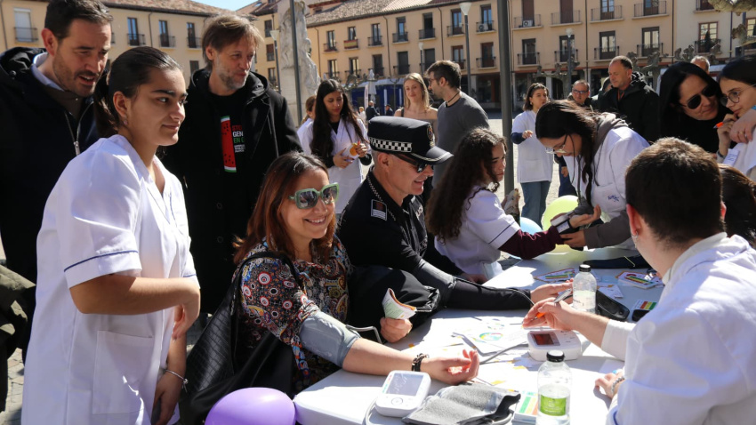 Actividades de ALCER en Palencia por el día mundial del riñón