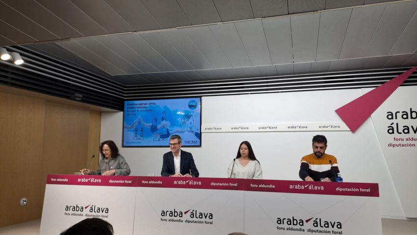 Diputación de Álava en la campaña de llamada para familias de acogida