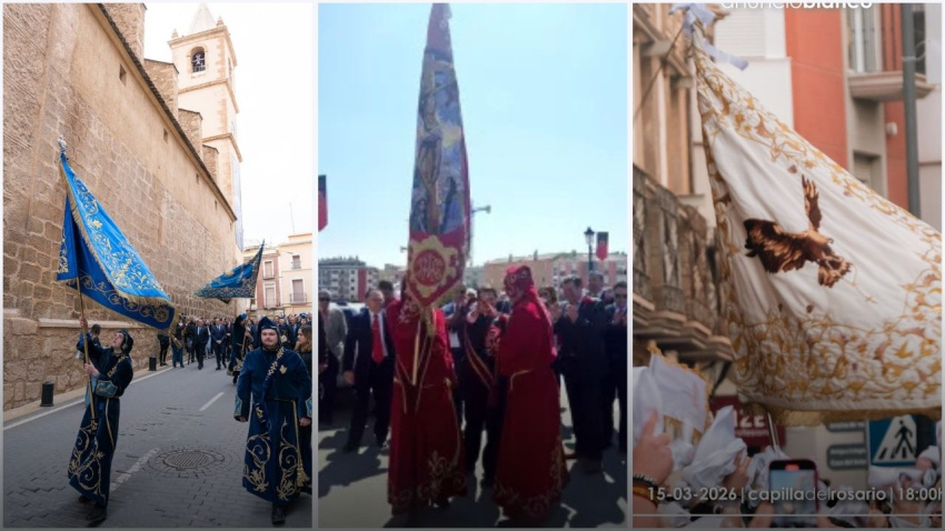 Anuncios de participación en la Semana Santa por parte de las cofradías lorquinas