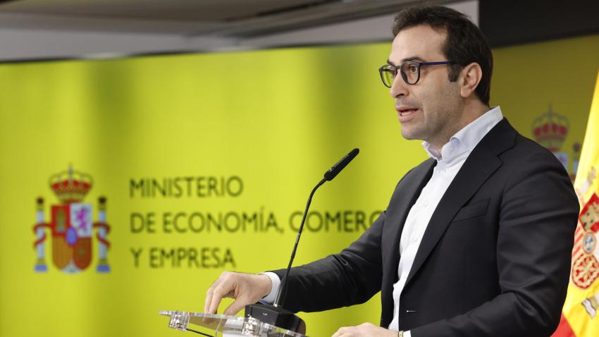 El ministro de Economía, Comercio y Empresa, Carlos Cuerpo