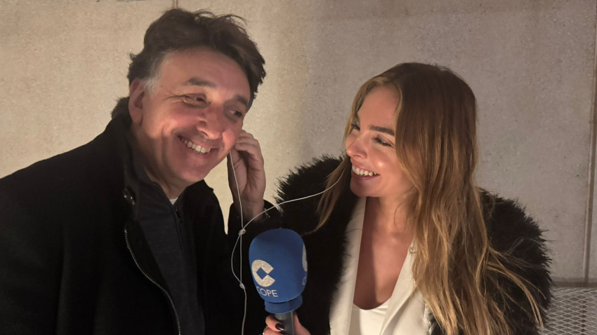 Bernat Soler, con Helena Condis