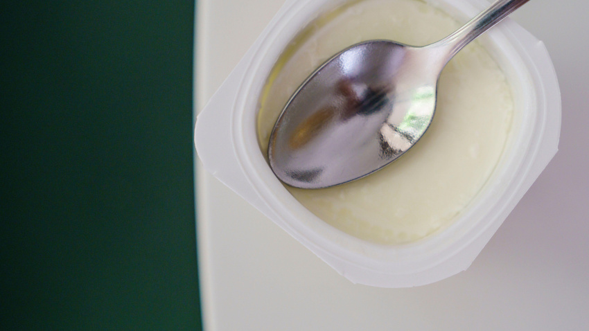 Imagen de recurso de un yogur natural