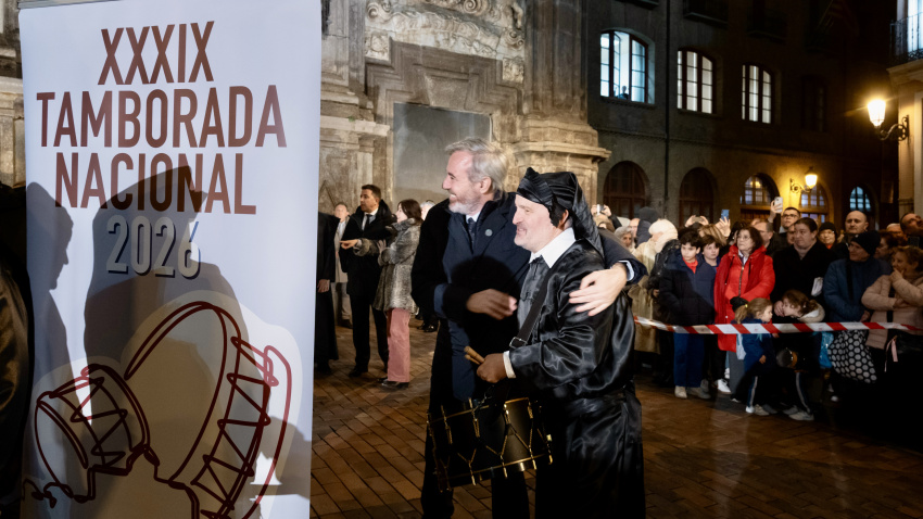 Presentación de la Tamborada Nacional en Zaragoza