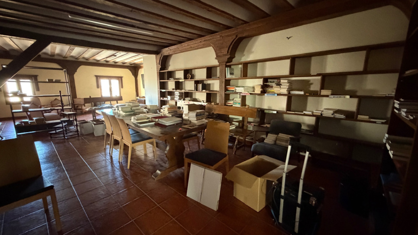 Este es el estado en el que ha quedado el interior del Monasterio de Belorado tras finalizar el proceso de desahucio de las exmonjas cismáticas