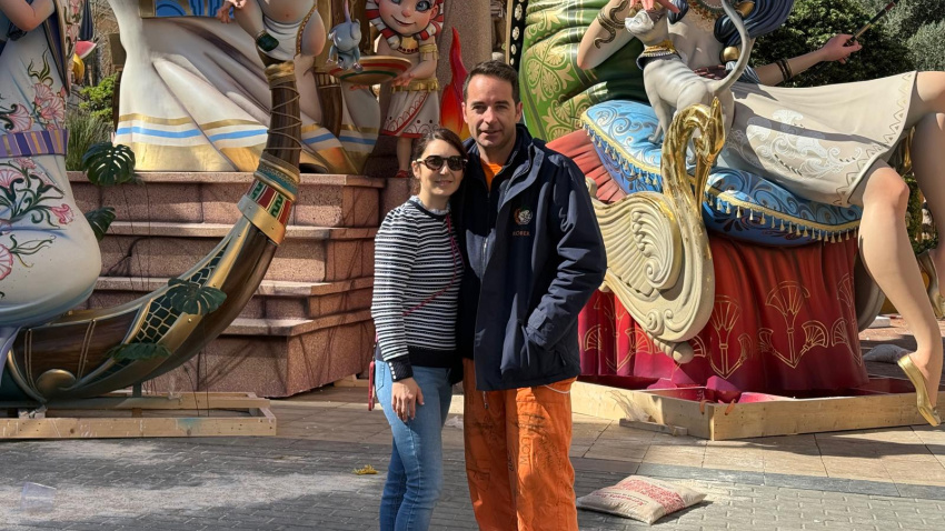 Cristina Fornés y Roberto Sánchez, padres de Luca