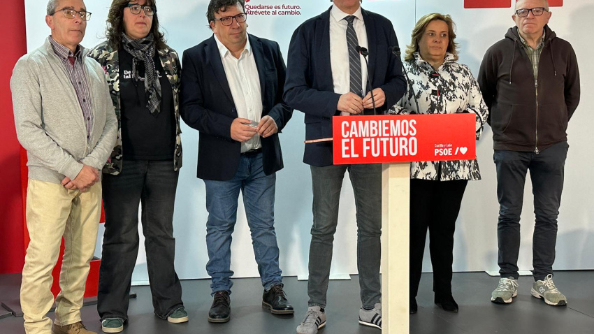 El candidato socialista cerrará campaña al filo de la medianoche en Soria tras el último acto público en Valladolid