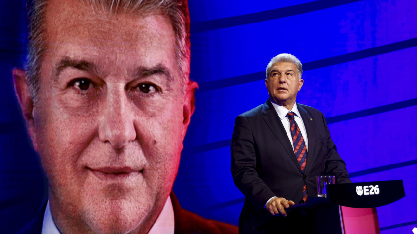 Joan Laporta, presidente del Barcelona